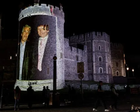 Four Individuals Apprehended Following Images of Donald Trump and Epstein Projected on Windsor Castle